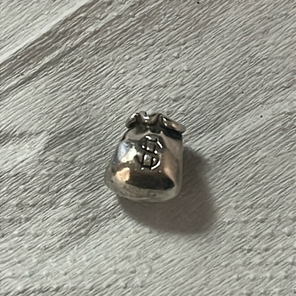 Authentic Pandora Prosperity Moneybag Charm - Picture 1 of 3